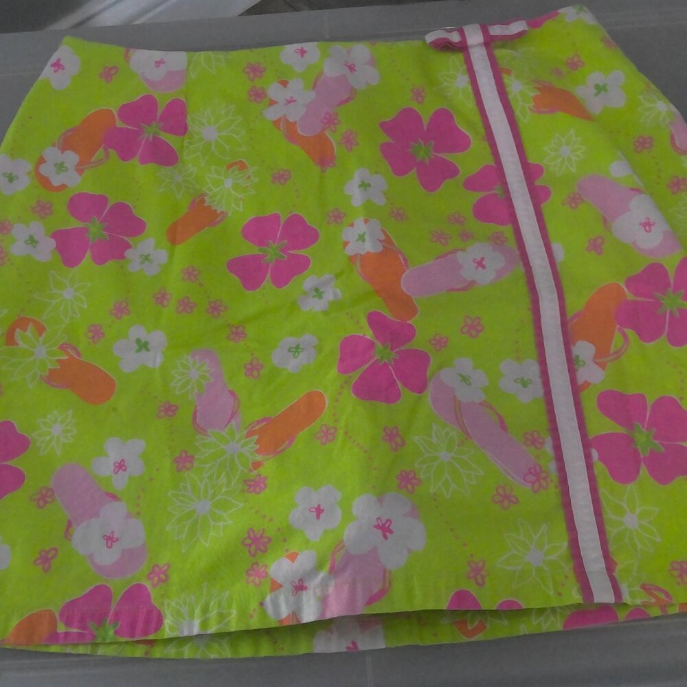 Lilly Pulitzer Vintage white label Skort